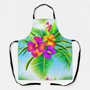 Hawaiianisches tropisches nahtloses Muster Schürze