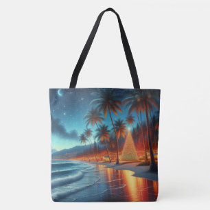 Hawaiianisches/Tropisches Weihnachten  Tasche