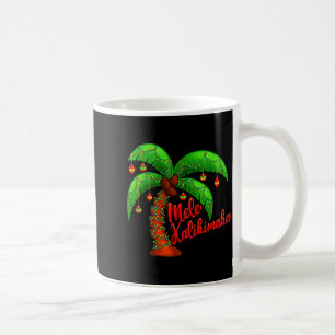 Hawaiianisches Weihnachten Mele Kalikimaka Kokosnu Kaffeetasse
