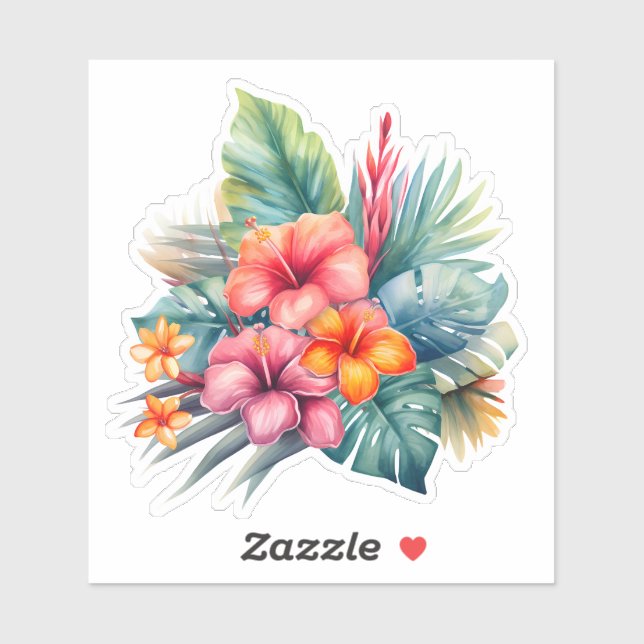 Hawaiiansticker Aufkleber (Blatt)