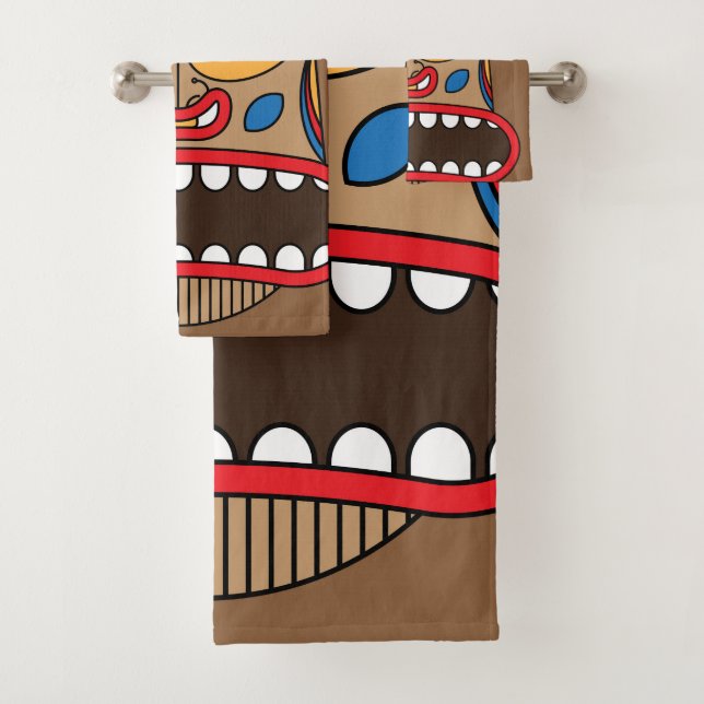 Hawaiiantiki Badhandtuch Set (Insitu)