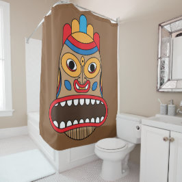 Hawaiiantiki Duschvorhang