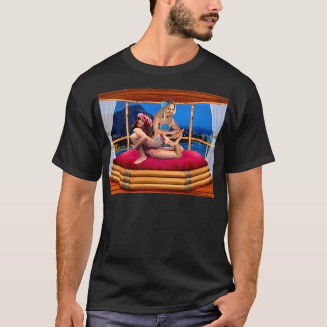 HAWAIIER FANTASY-WRESTLING T-Shirt (Vorderseite)