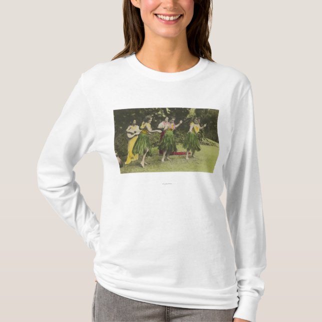 HawaiiHula Tänzer in ColorHawaii T-Shirt (Vorderseite)