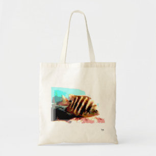Hawaiin Striped Fish Beach Tasche