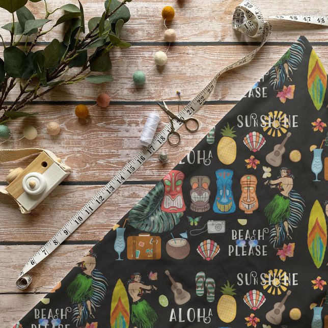 Hawaiin Tiki Fabric Stoff (Von Creator hochgeladen)