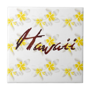 Hawaiiplumeria-Blumen Fliese
