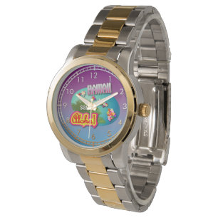 Hawaiische Art Armbanduhr
