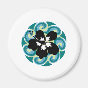 Hawaiische Blume Magnet