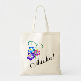 Hawaiische Hibiskus-Blumen Aloha Tragetasche