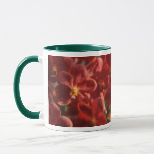 Hawaiische Hibiskus-und Orchideen-Tassen Tasse (Links)