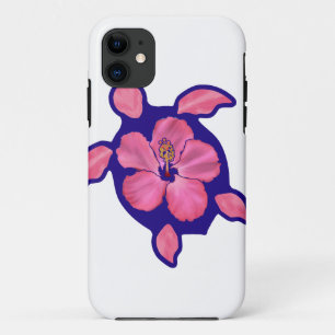 Hawaiische Honu Schildkröte und Hibiskus Case-Mate iPhone Hülle