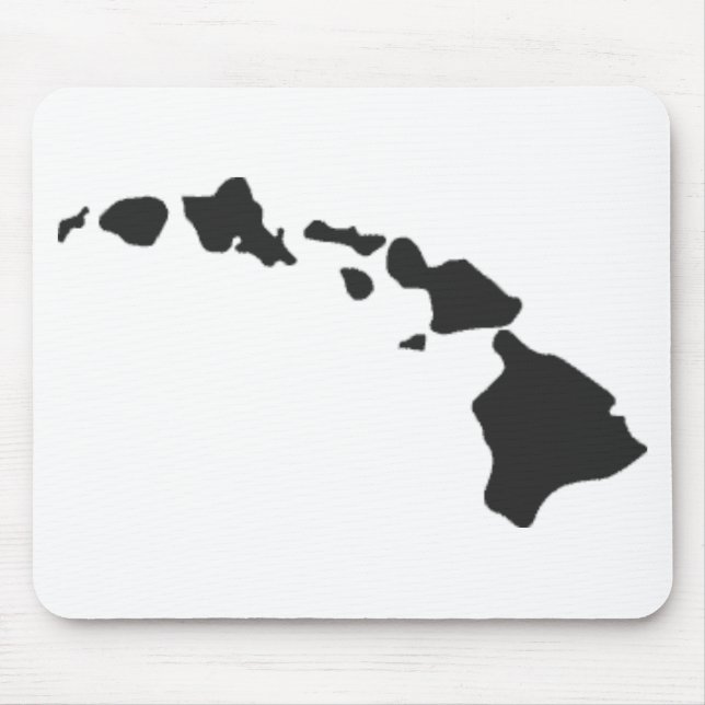 Hawaiische Insel-Ketten-Mausunterlage Mousepad (Vorne)