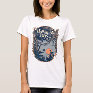 Hawaiische Rosen-Damen-Spaghetti-Spitze T-Shirt
