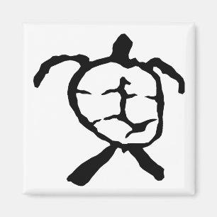Hawaiische Schildkröte - Schwarzes Magnet