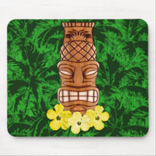 Hawaiische Tiki Maske Mousepad