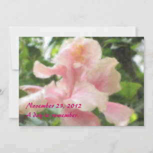 Hawaiische tropische Hibiskus-Einladungen Einladung