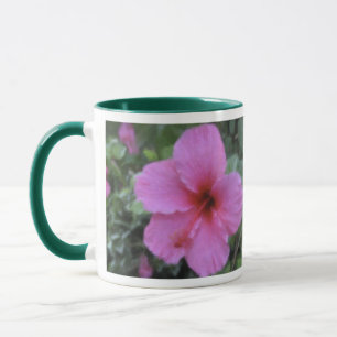 Hawaiische tropische Plumeria-u. Hibiskus-Tassen Tasse