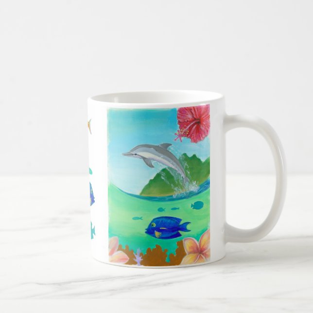 Hawaiische tropische Tasse (Rechts)