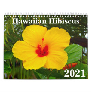 Hawaiischer Hibiskus 2021 Kalender