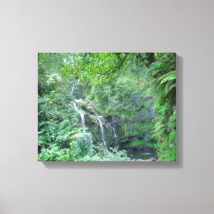 Hawaiischer (Maui) Wasserfall Leinwanddruck