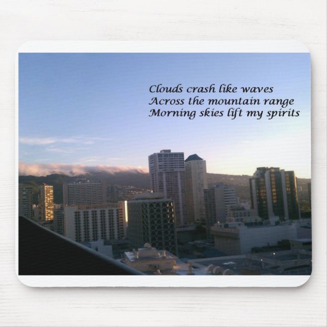 Hawaiischer SonnenaufgangHaiku Mousepad (Vorne)