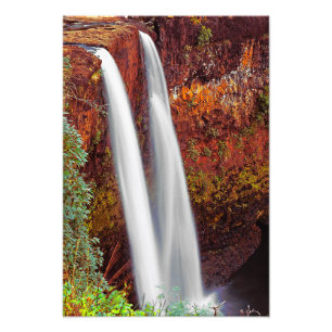 Hawaiischer Wasserfall Fotodruck