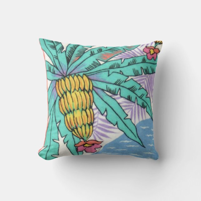 Hawaiisches Ananas-Kissen Kissen (Vorderseite)