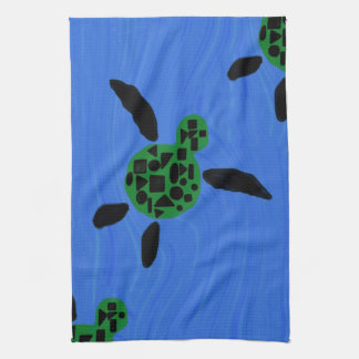 Hawaiisches Art Honu Gewohnheits-Geschirrtuch Küchentuch