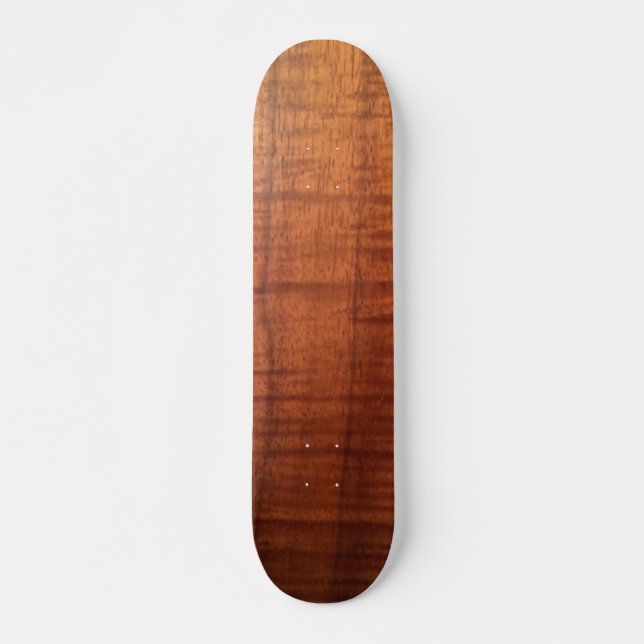 Hawaiisches Koa hölzernes Entwurfs-Skateboard Skateboard (Vorne)