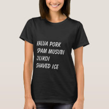 Hawaiisches Wesensmerkmale-T-Shirt