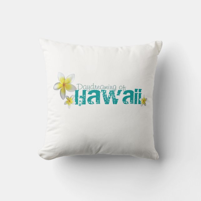 Hawaiisches Wurfs-Kissen Kissen (Vorderseite)