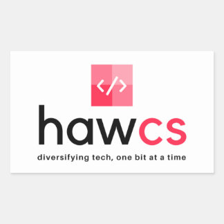 HAWCS Club Rechteckkleber Rechteckiger Aufkleber