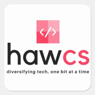 HAWCS Club Square Sticker