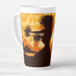 Hawiian Hula Dancer Milchtasse