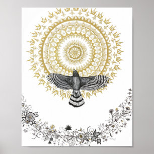 Hawk Dreams 8x10 Print Poster