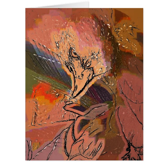 HAWK GREETING CARD (Vorderseite)