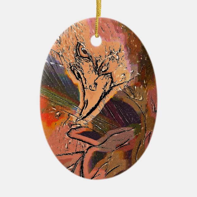 HAWK KERAMIKORNAMENT (Vorne)