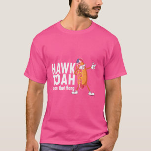Hawk Tush American Flag Blue Red White Men Women U T-Shirt