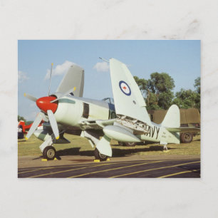 Hawker Sea Fury am CAF, Minnesota Wing, am Postkarte