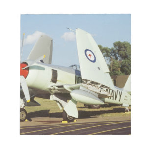 Hawker Sea Fury bei CAF, Minnesota Wing, auf der Notizblock