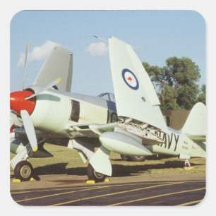 Hawker Sea Fury bei CAF, Minnesota Wing, auf der Quadratischer Aufkleber