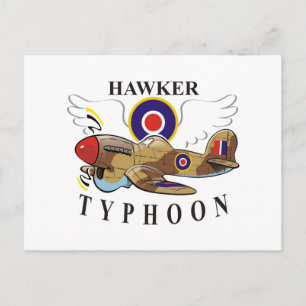 Hawker Typhoon Postkarte