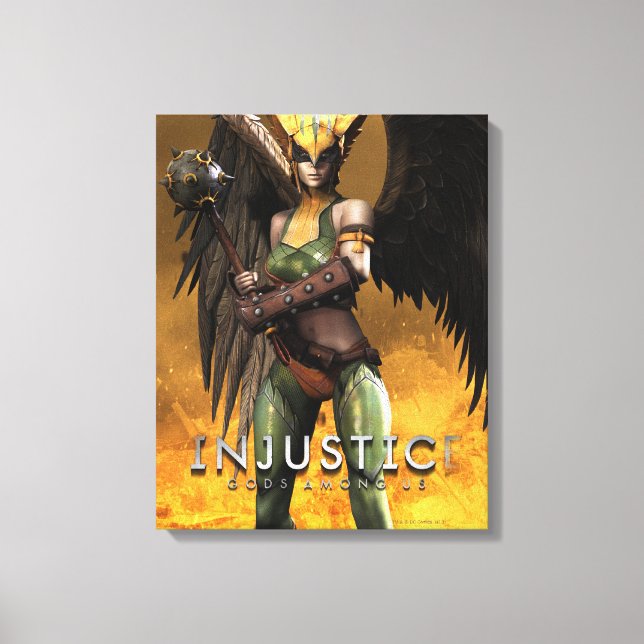 Hawkgirl Leinwanddruck (Vorderseite)
