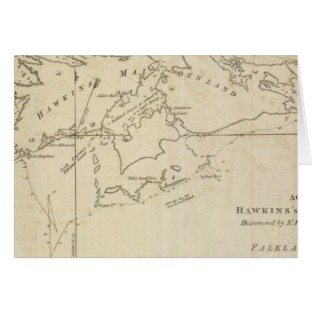 Hawkins Maidenland, Falkland Sound (Vorderseite (Horizontal))