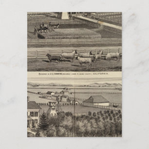 Hawkins, Mayes Wohnsitze Postkarte