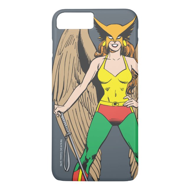 Hawkmädchen Case-Mate iPhone Hülle (Rückseite)