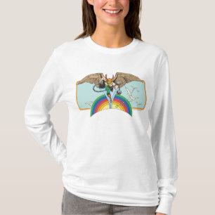 Hawkman fliegt durch den Himmel T-Shirt
