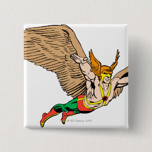 Hawkman Flies Button