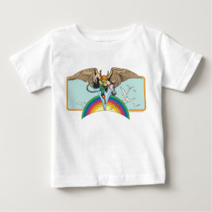 Hawkman Flies Thru Sky Baby T-shirt